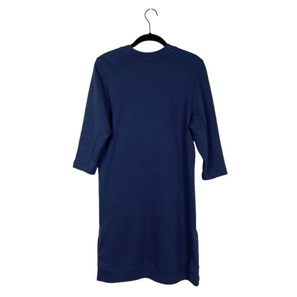 Fabletics Elena Navy Blue Side Zip Sweater Sweatshirt Tunic Dress Pockets XS - Picture 6 of 8
